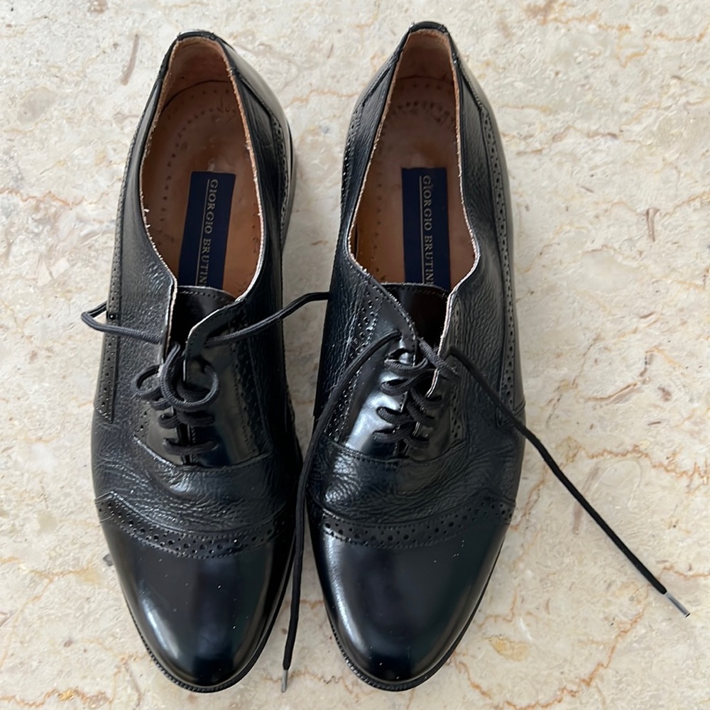 Giorgio Brutini Mens Wingtip Dress Shoes 9 1/2